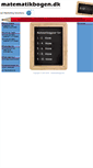 Mobile Screenshot of matematikbogen.dk